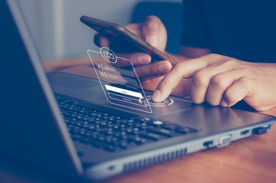 cyber security in two-step verification, Login, User, identification information security and encryption, Account Access app to sign in securely or receive verification codes by email or text message.